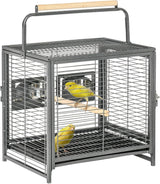 18" Heavy Duty Iron Travel Bird Cage Carrier
