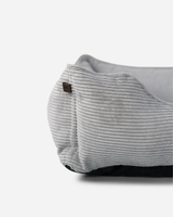 Chester & Lee | Fancy Corduroy Sleeper Dog Bed Gray