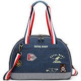 Denim Pet Carrier – Breathable, Stylish & Travel-Ready