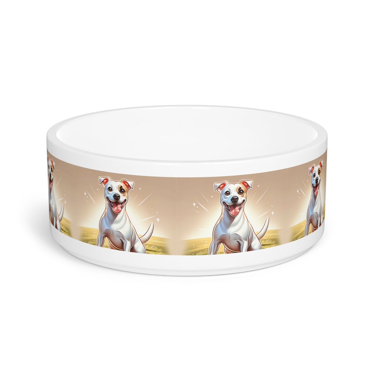 Ceramic Pet Bowl – 16 oz Dog Feeding Bowl