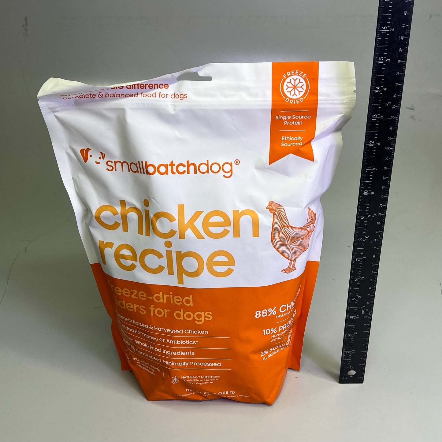 SMALL BATCH Freeze Dried Sliders For Dogs Chicken Recipe 25 Oz Bag BB 09/26
