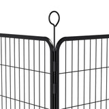 16 Panels Heavy Duty Metal Playpen with Self-Locking Gate, Extra Tall 40' Dog Fence Pet Exercise Pen for Outdoor and Indoor-Easy Setup Exercise Pen for Large Dogs