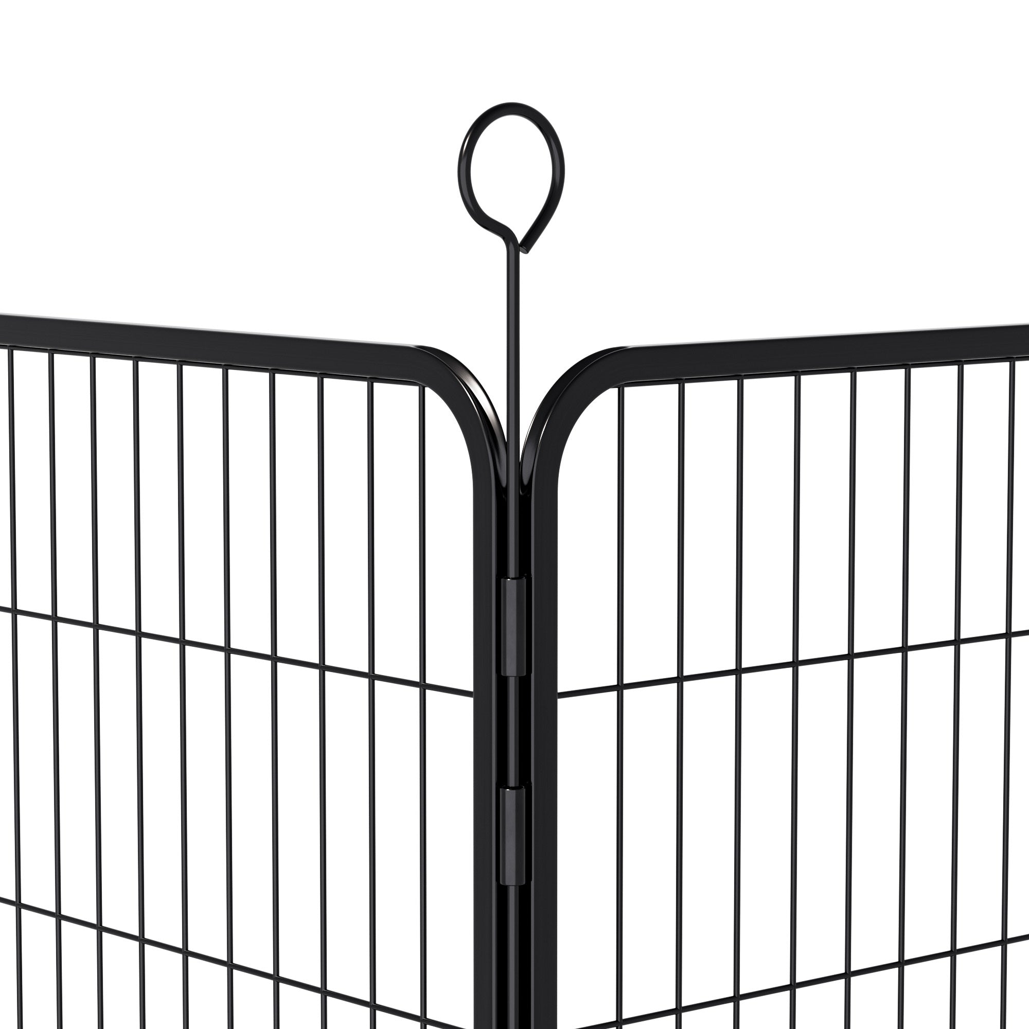 16 Panels Heavy Duty Metal Playpen with Self-Locking Gate, Extra Tall 40' Dog Fence Pet Exercise Pen for Outdoor and Indoor-Easy Setup Exercise Pen for Large Dogs