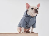 Tribeca adjustable velcro raincoat - Light Blue