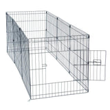24" Tall Wire Fence 8 Panel Pet Folding Metal Play Pen