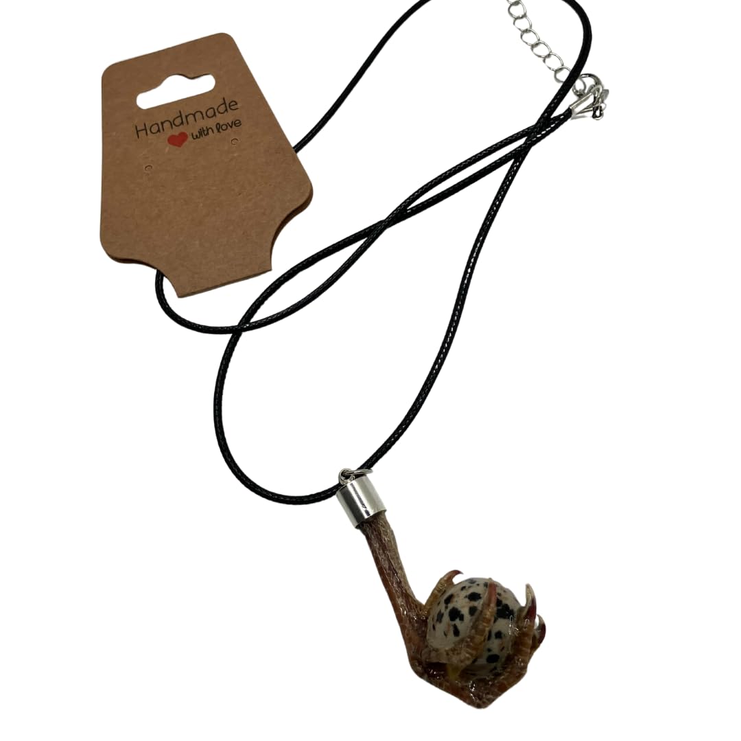Quail Feet Necklace and Chain
