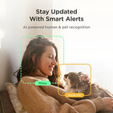 360° Pet Camera with App,1080P HD Video, Two-Way Audio, Night Vision & AI Alerts