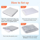 Dog gray Bed for Large furry friend