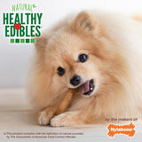 Nylabone Healthy Edibles All-Natural Long Lasting Roast Beef Dog Chew Treats (1.5oz)