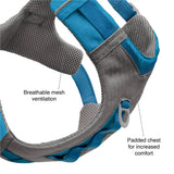 Journey Air Dog Harness, Reflective, Includes Control Handle, No Pull Front Clip - Purple, S