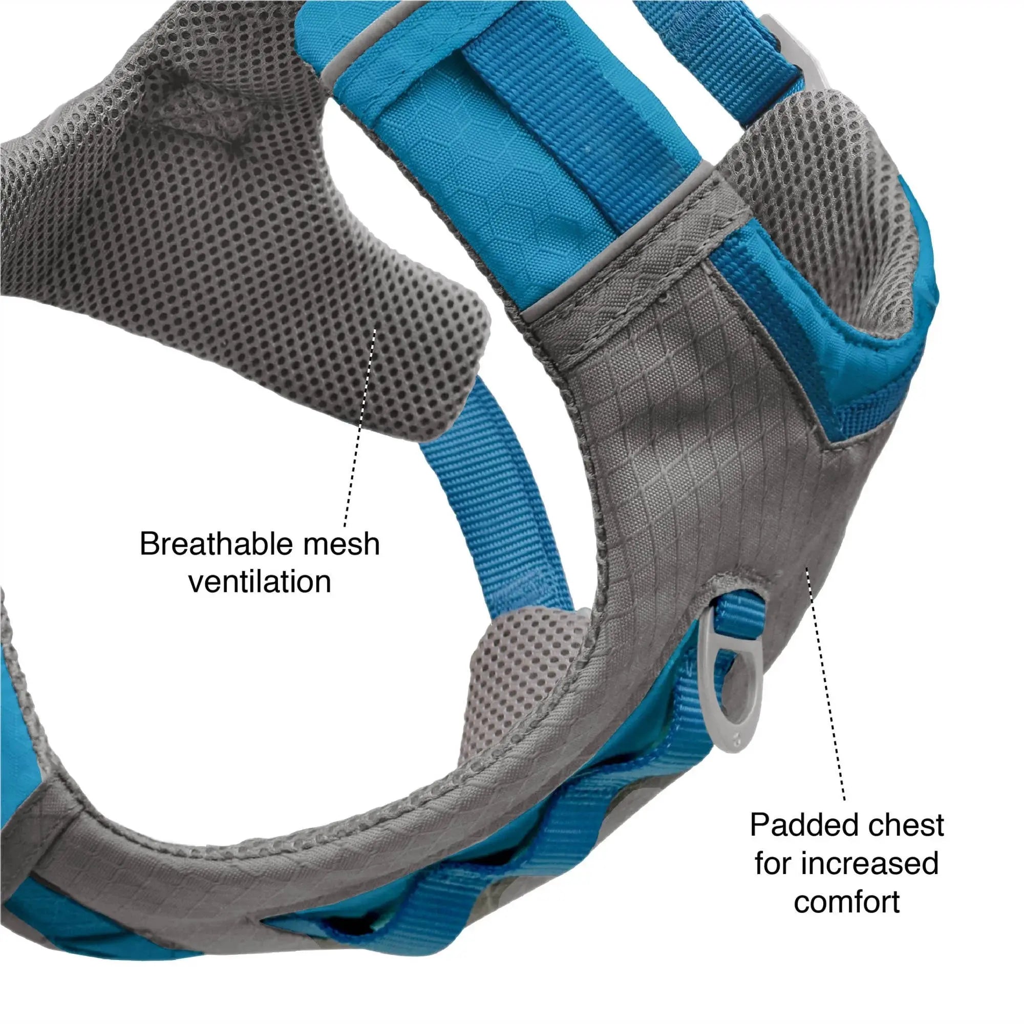 Journey Air Dog Harness, Vest Harnesses for Dogs, Pet Hiking Harness for Running & Walking, Reflective, Padded, Includes Control Handle, No Pull Front Clip (Orange, Small)