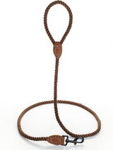 4 feet rope dog leach with lather handle