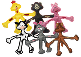 Multipet  Skele-Ropes Assortment - Assorted Animals 15"