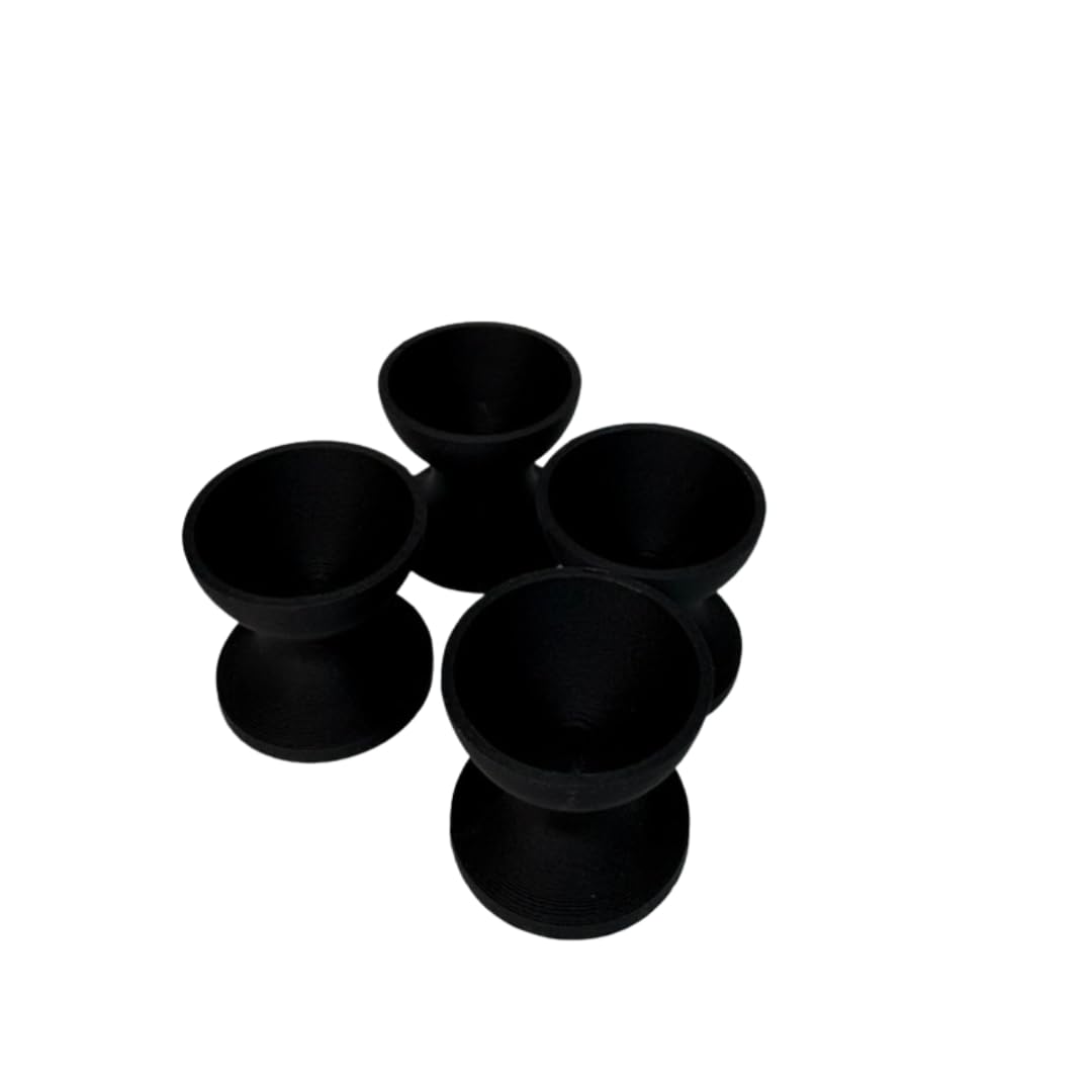 Mini Egg Cup Set, Quail Egg Holders, Set of 4