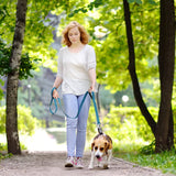 5 FT Heavy Duty Dog Leash with 2 Comfortable Padded Handles
