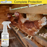 Poultry Spray 16 oz - Plant Based All Natural Non-Toxic - By Premo Guard