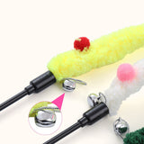 Innovative Colorful Plush Cat Teaser