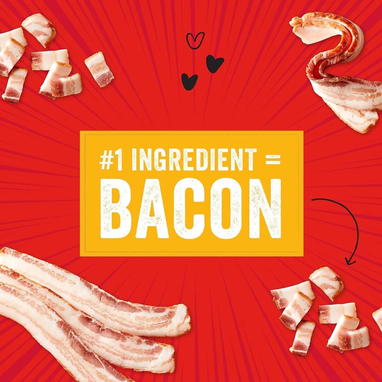 Training Dog Treats - Crav'N Bac'N Soft Bacon & Chicken Bites - Premium USA Made - Low Calorie Rewards - 8.25Oz