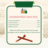 All-Natural Beef Gullet Stick Dog Treats – Delicious & Nutritious, Healthy Chews – 6 Inches (10-Pack)
