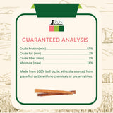 All-Natural Beef Bully Stick Dog Treats – Nutrient-Rich, and High-Protein – 6-Inch Standard (4-Pack)