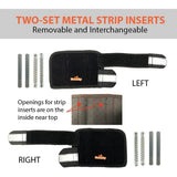 NeoAlly 3-in-1 Front Leg Dog Splint Brace: Rigid & Spring Inserts, Safety Reflective Straps (Pair)