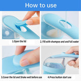 Yutaohui 4-in-1 Pet Bath Brush Kit with Comb Clipper for Dogs Cats