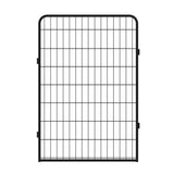 16 Panels Heavy-Duty Metal Playpen with Door, 39.37' H Dog Fence Pet Exercise Pen for Outdoor, Indoor
