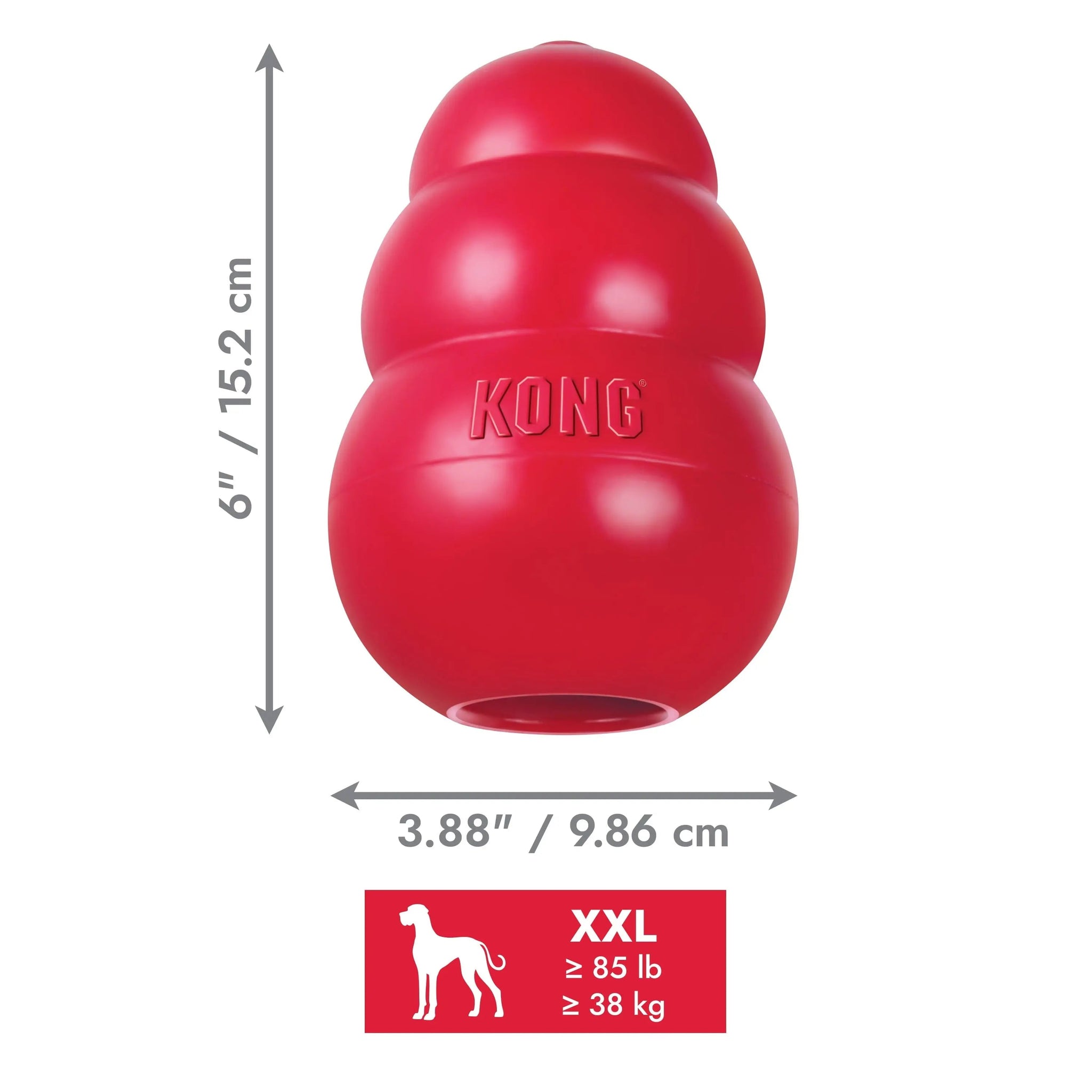 Classic Stuffed Dog Chew Toy, XXL