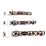 Chocolate Cow Collar