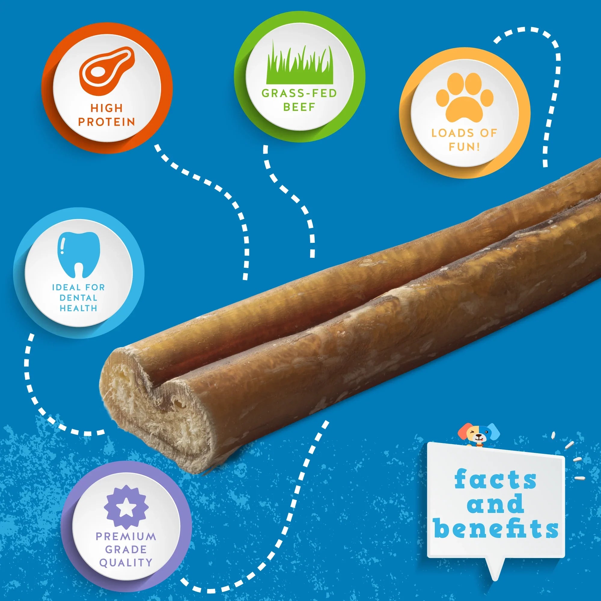 Jack & Pup Odor Free Bully Sticks