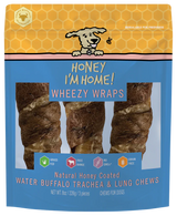 Honey Dog Buffalo Trachea Lung 6" (3pk)