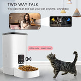 6L Automatic Pet Feeder with Camera&Wifi