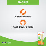 Flexichew Dental Bone Giant Size Chicken Flavored Toy for Large Dogs