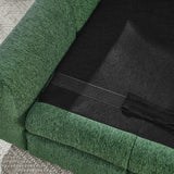 Soft and Comfortable Pet Bed for Big and Oversized Dogs - Olive Green
