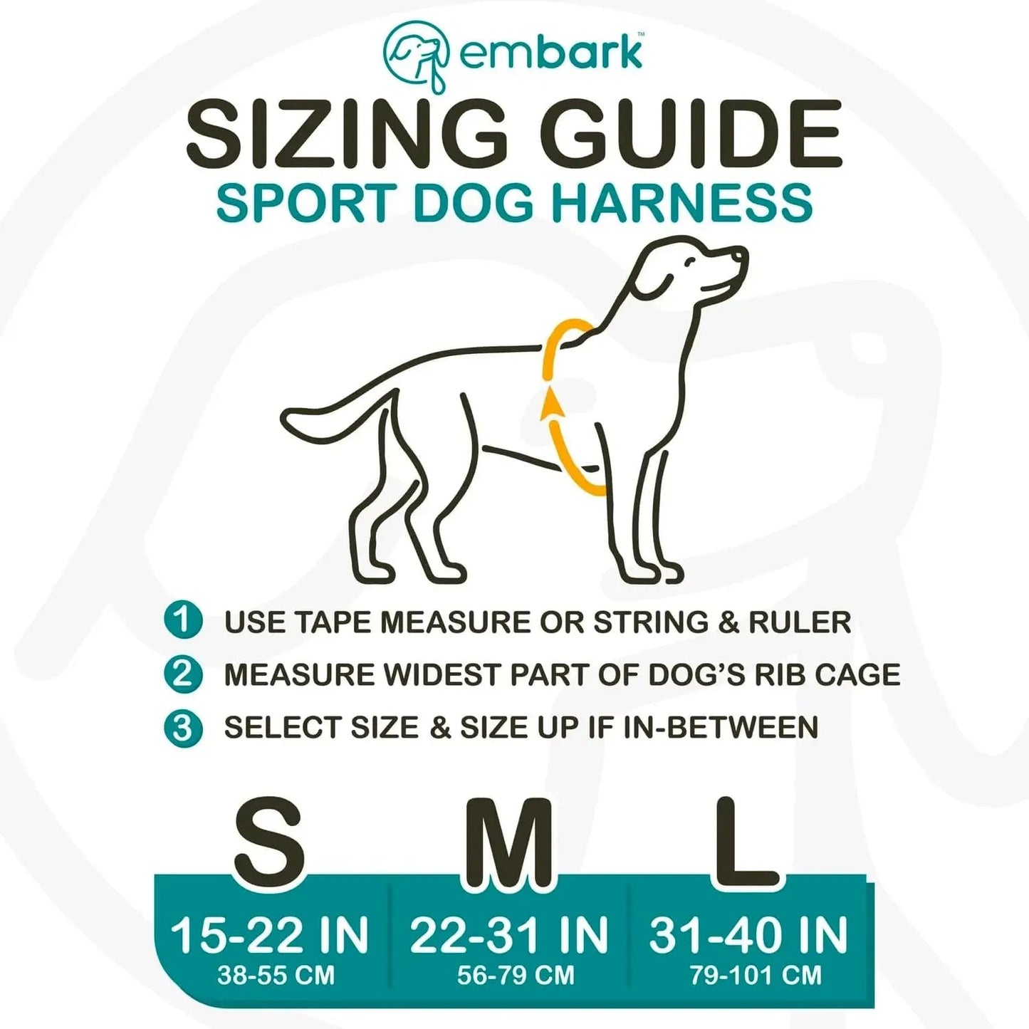 Embark Sports Dog Harness, Dog Harness for Large Dogs No Pull with Light and Breathable Design - Easy on and Off, No Pull Training, Size Adjustable, Non Choke with Handle for Control. Teal Vest