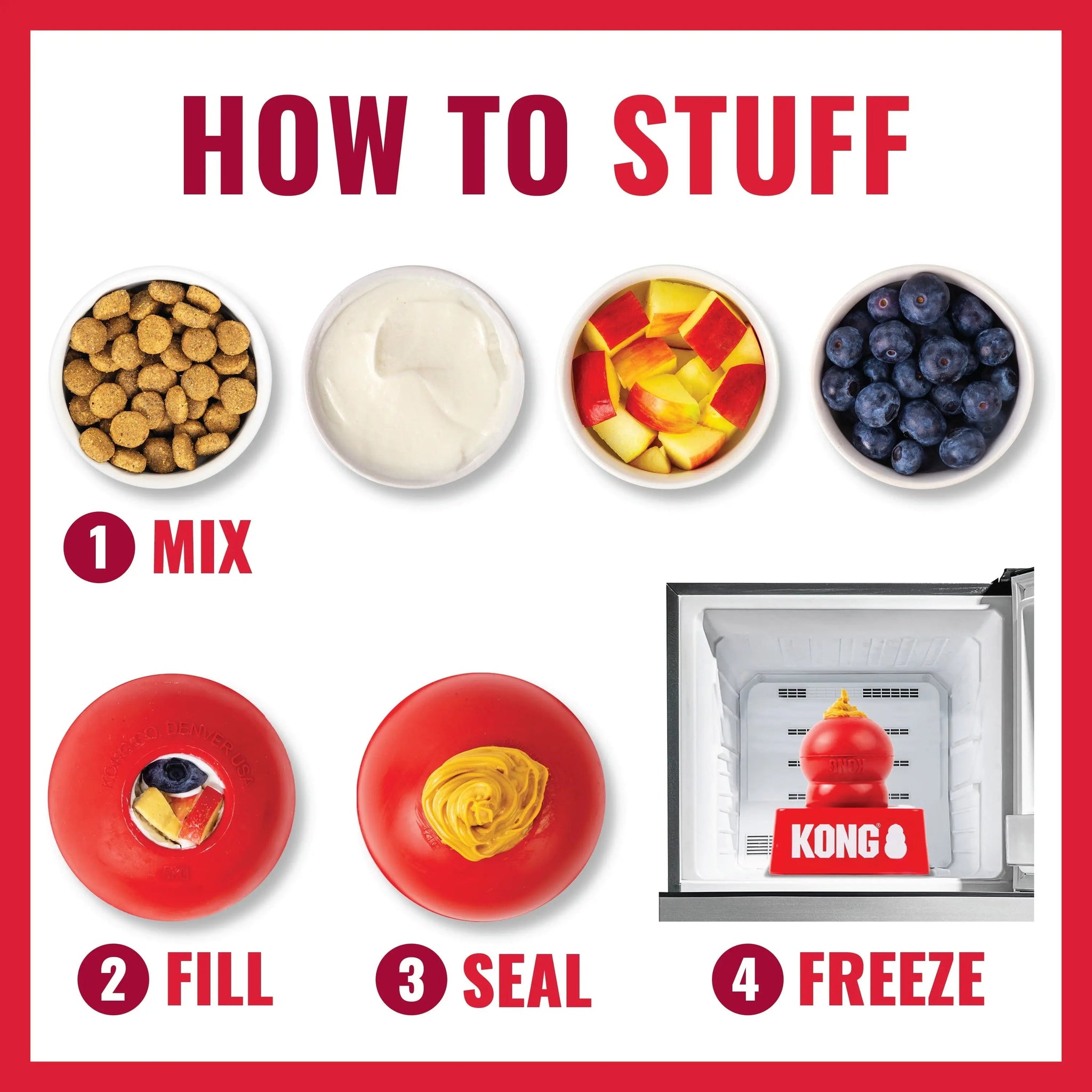 ® Classic Stuffable Dog Chew Toy, Large