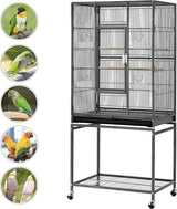 54-Inch Wrought Iron Standing for Large Parrot