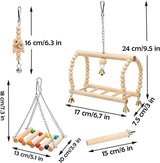8 Pack Bird Toys for Cage Accessories