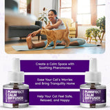 Purrfect Cat Calming Diffuser Kit with 2 Refills