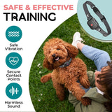 Adjustable Anti Bark Dog Collar Training Collar with Safe Stimulation
