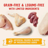 Wild Red Jerky Nuggets - 90% Protein-Rich Chicken & Duck Dog Treats - Grain-Free Training Rewards for All Breeds - Made in USA - 6 Oz Bag