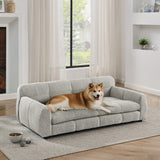 Soft and Comfortable Pet Bed for Big and Oversized Dogs - Beige