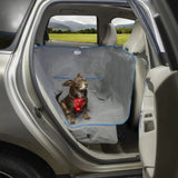 Heather Half Hammock, Half Car Seat Cover for Pets, Car Hammocks for Dogs, Water-Resistant, 27.5" Wide (Heather Grey)