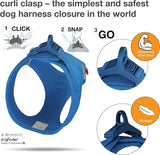 Curli Clasp Vest Blue Harness