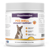 PiccardNaturePets Pee-Well Urinary Bladder Support for Dogs 60ct + FREE Bandana!