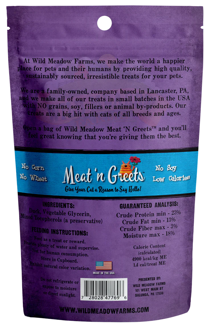 Wild Meadow Farms Meat 'N Greets Duck (2oz)