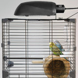 Bird Cage UVB Light Fixture Kit 20W UVA UVB Lamp for Aviary Health