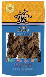 Honey Dog Buffalo Braided Gullet (3.53oz)