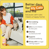 Cat Calming Diffuser Pheromone Anti Anxiety Spray Fighting Stress 60 Day
