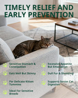 Cat Constipation Relief Drops Natural Digestive Stool Softener 60ml